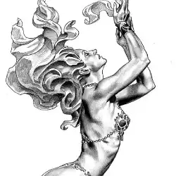 Mistress of Fire (Side View)